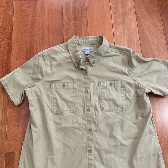Carhartt Women's Rugged Professional Short Sleeve Shirt size XL(16/18) - Picture 4 of 10